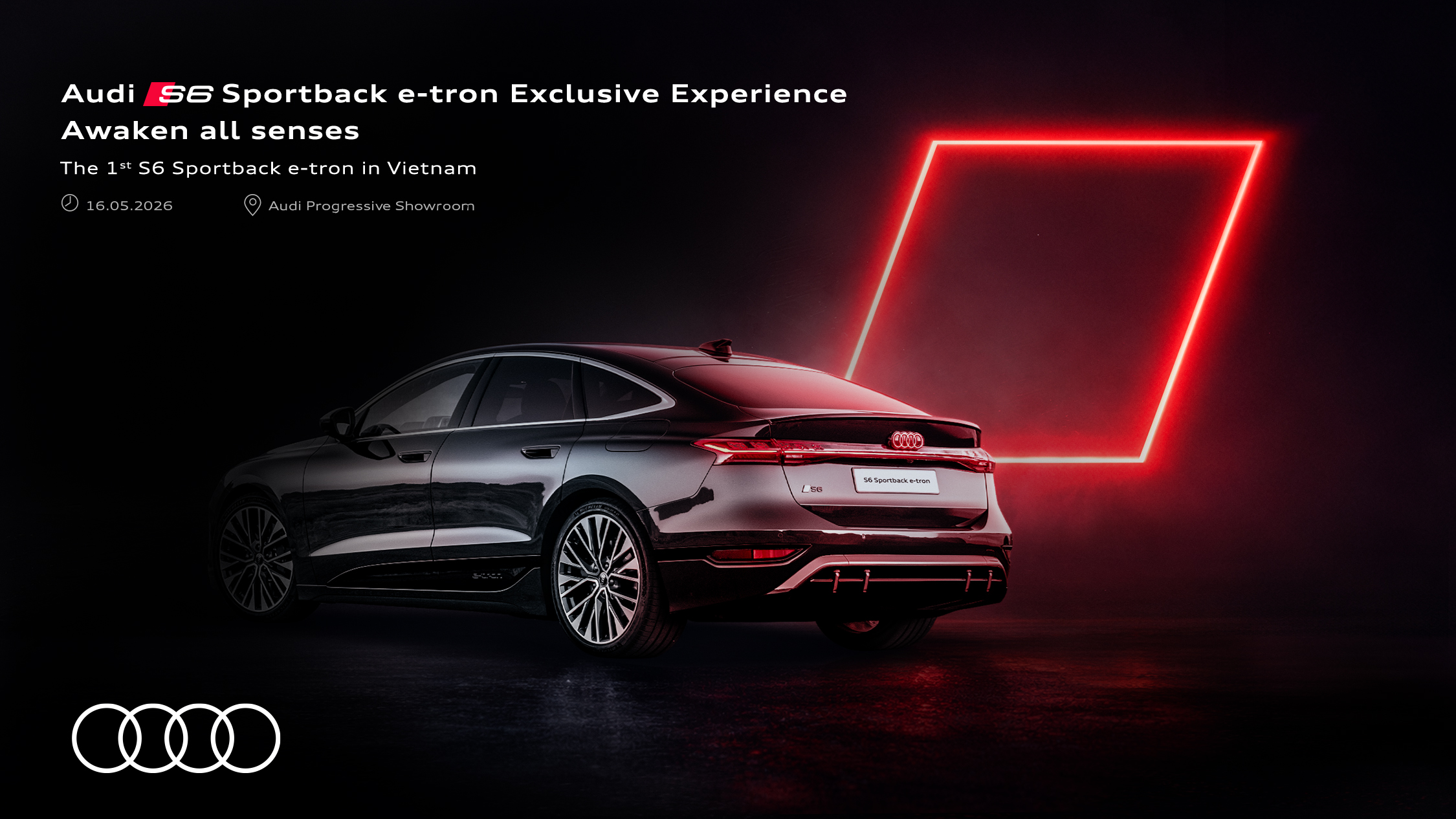 Audi    <span>S6</span>     Sportback e-tron Exclusive Experience Awaken all's